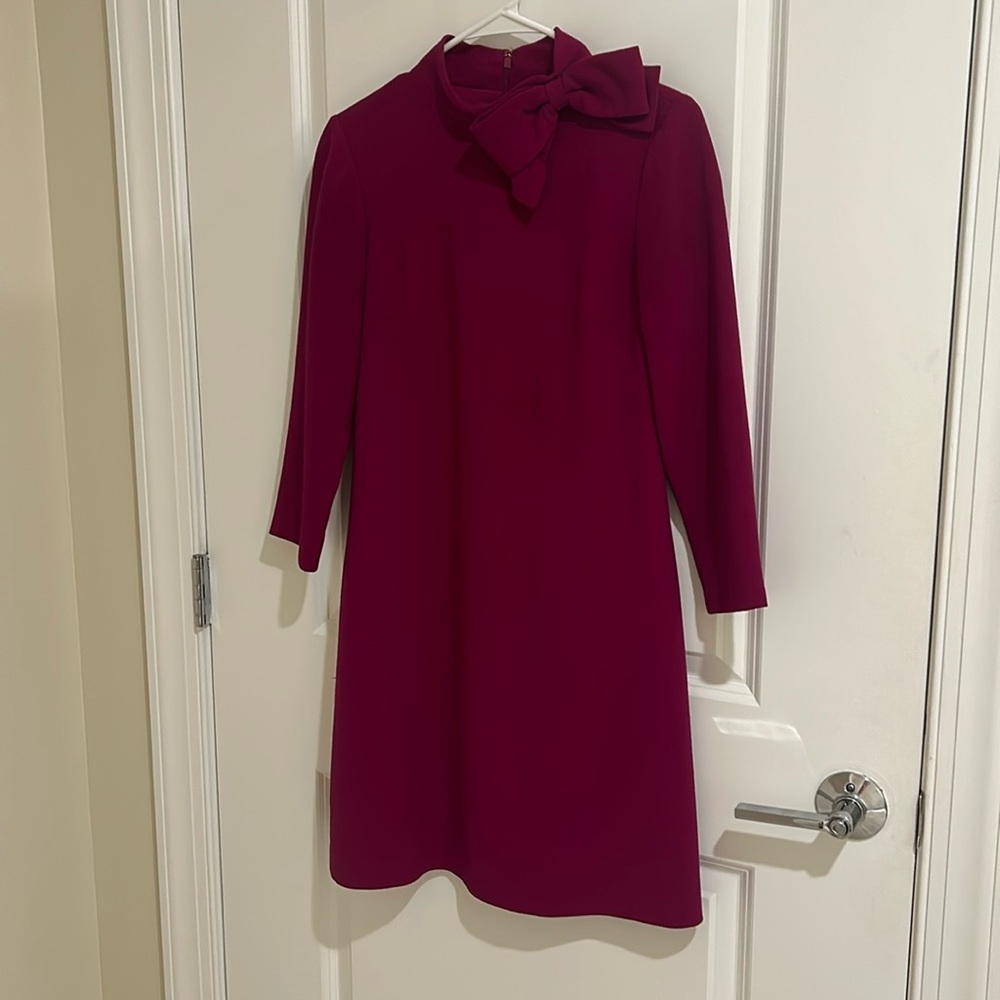 Eliza J pink/fuchsia dress with side bow